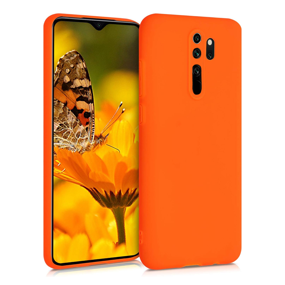 Xiaomi%20Redmi%209%20Kılıf%20Nano%20Lansman%20Silikon%20Arka%20Kapak-Turuncu