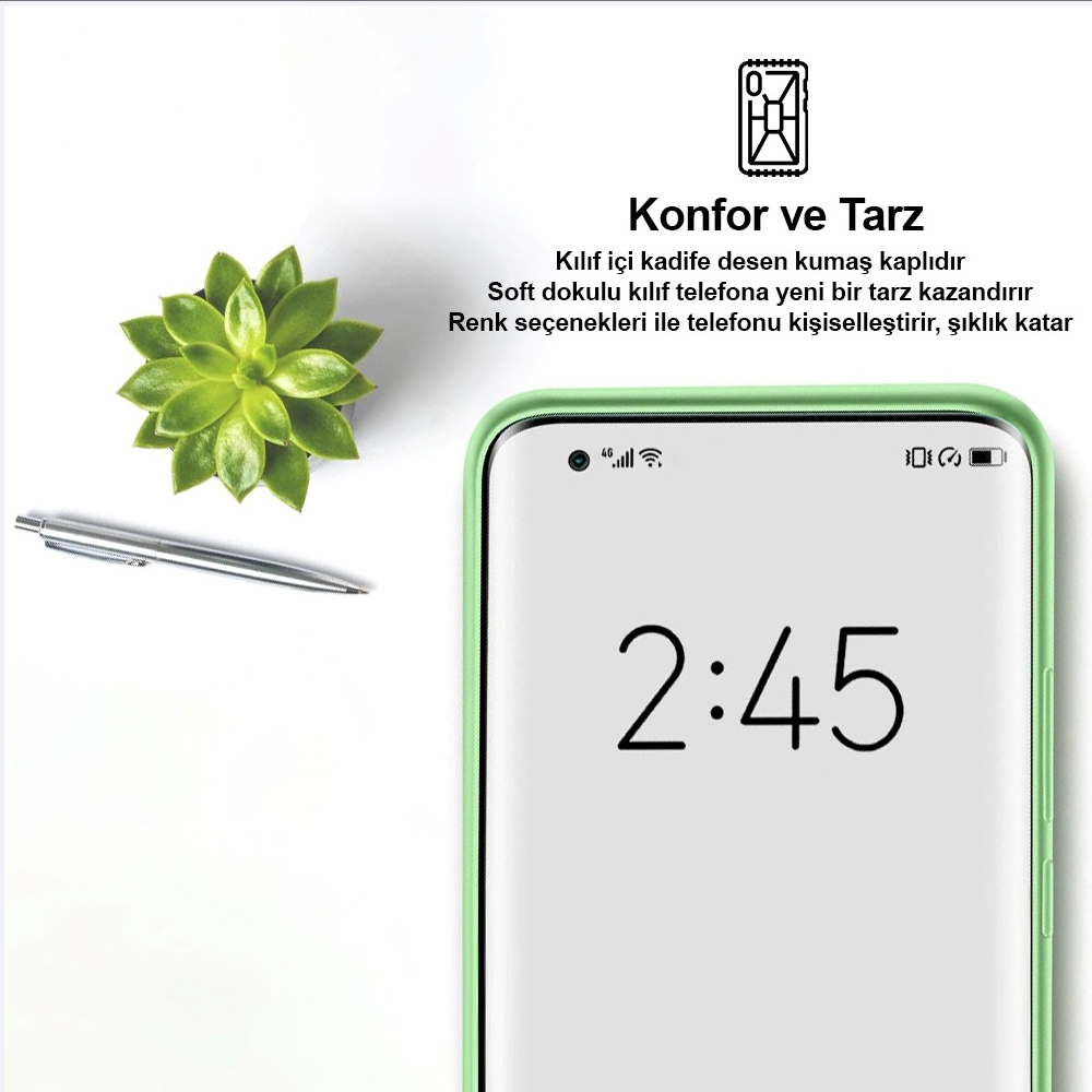 Samsung%20Galaxy%20S23%20FE%20Kılıf%20Kamera%20Korumalı%20Lansman%20Silikon%20Kapak