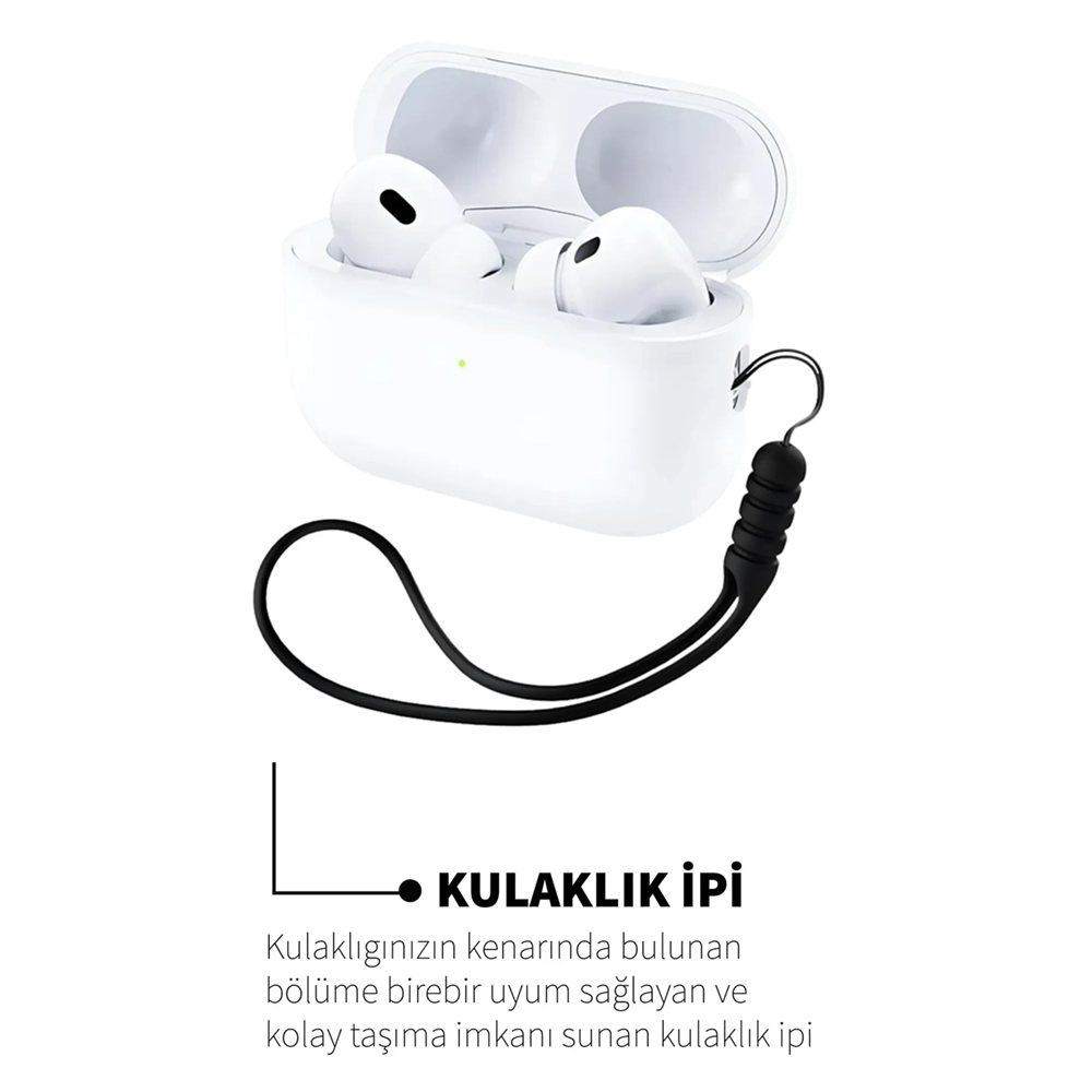 FitCase%20Universal%20AirPods%20Kılıf%20Silikon%20Askı%20İpi%2043cm-Siyah