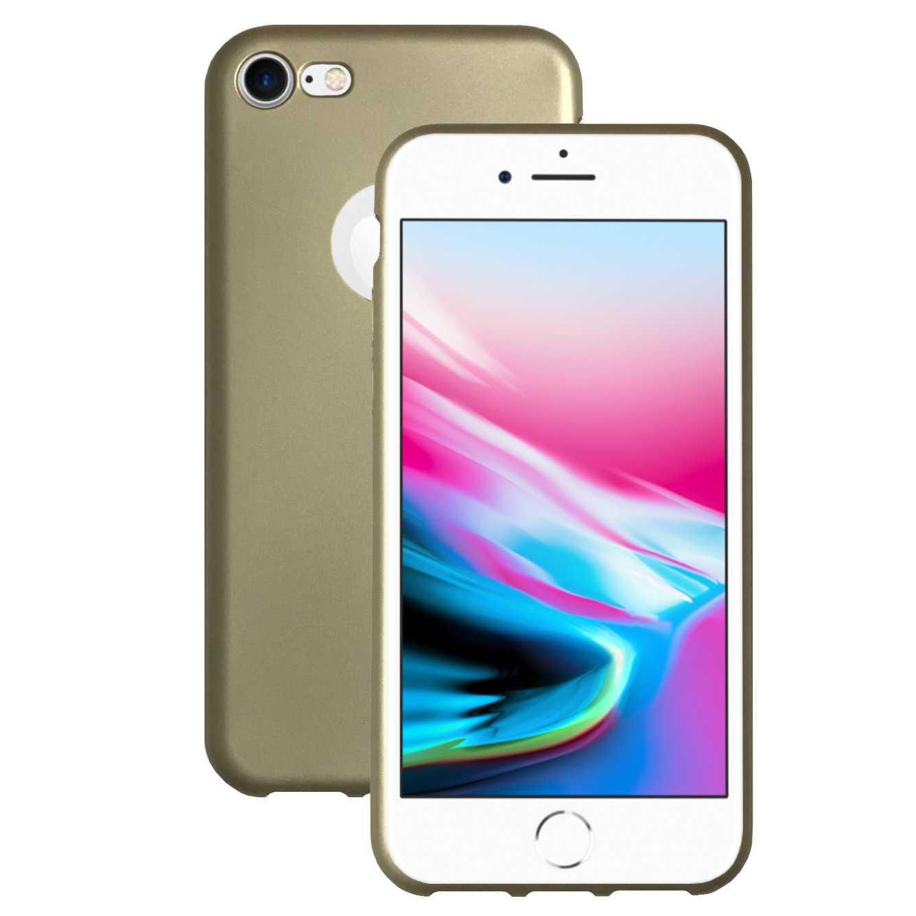 iPhone%207%20/%208%20Kılıf%20FitCase%20PremiumS%20Silikon%20Arka%20Kapak