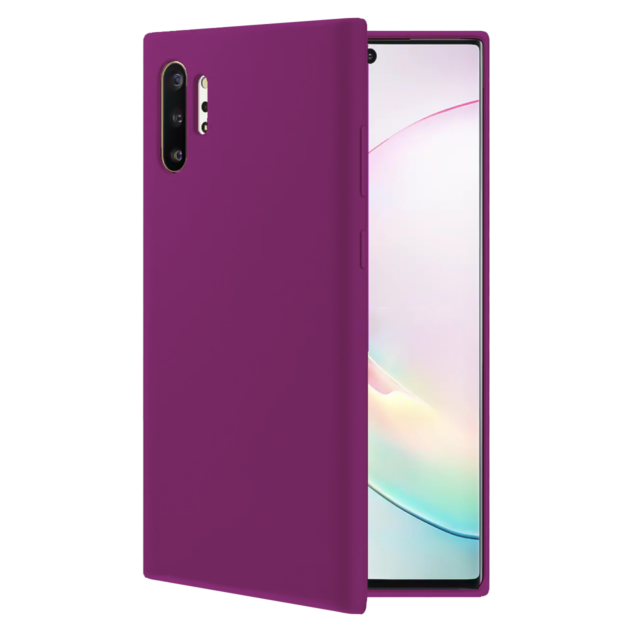 Huawei%20P30%20Pro%20Kılıf%20FitCase%20PremiumS%20Silikon%20Arka%20Kapak-Mor