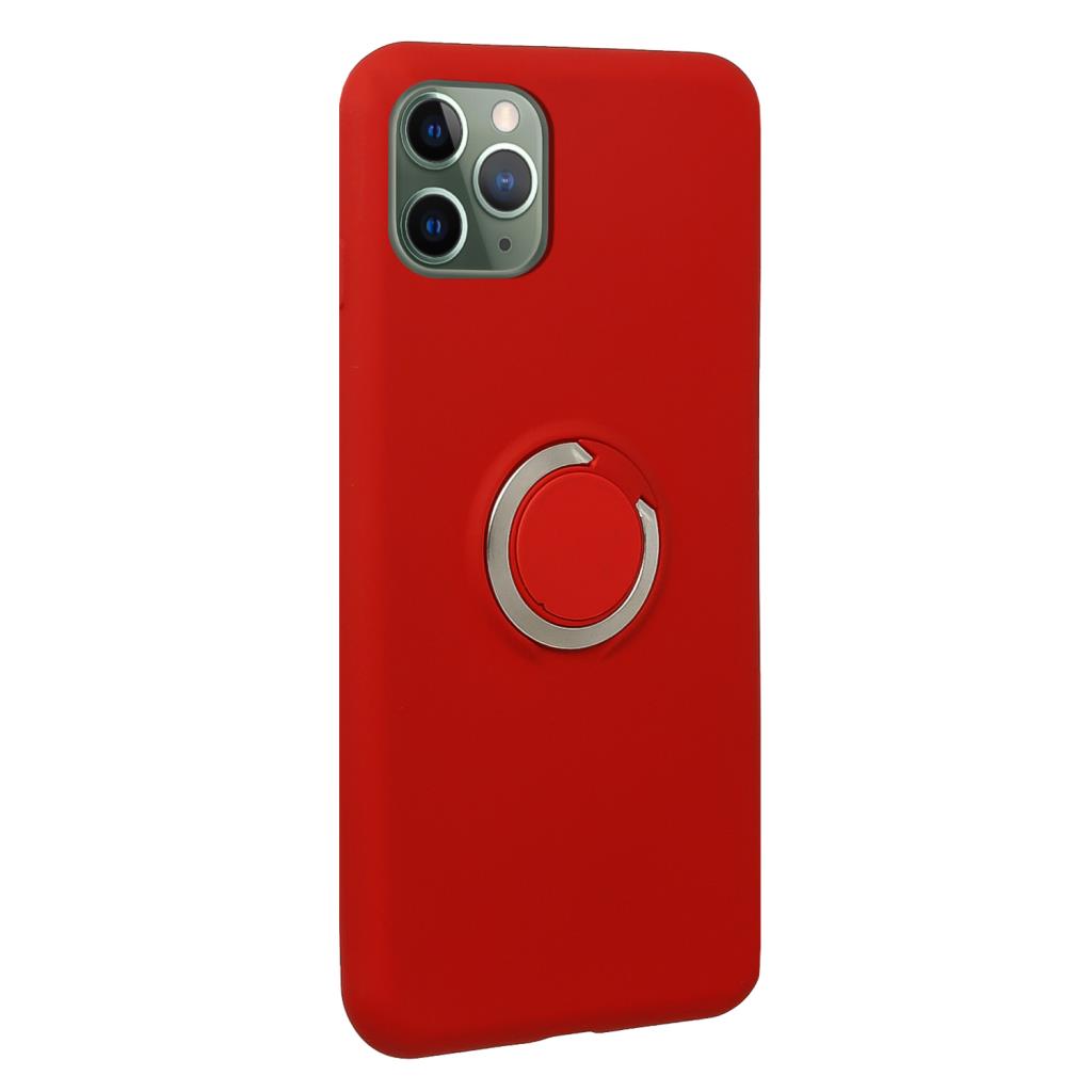 FitCase%20iPhone%2011%20Pro%20Kılıf%20Nano%20Ring%20Arka%20Kapak-Kırmızı