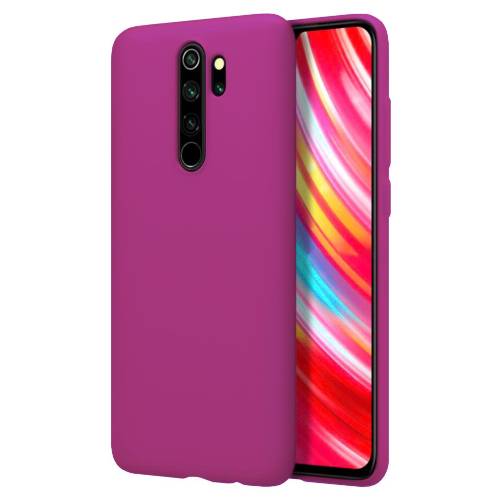 Xiaomi%20Redmi%20Note%208%20Pro%20Kılıf%20FitCase%20PremiumS%20Silikon%20Arka%20Kapak-Mor