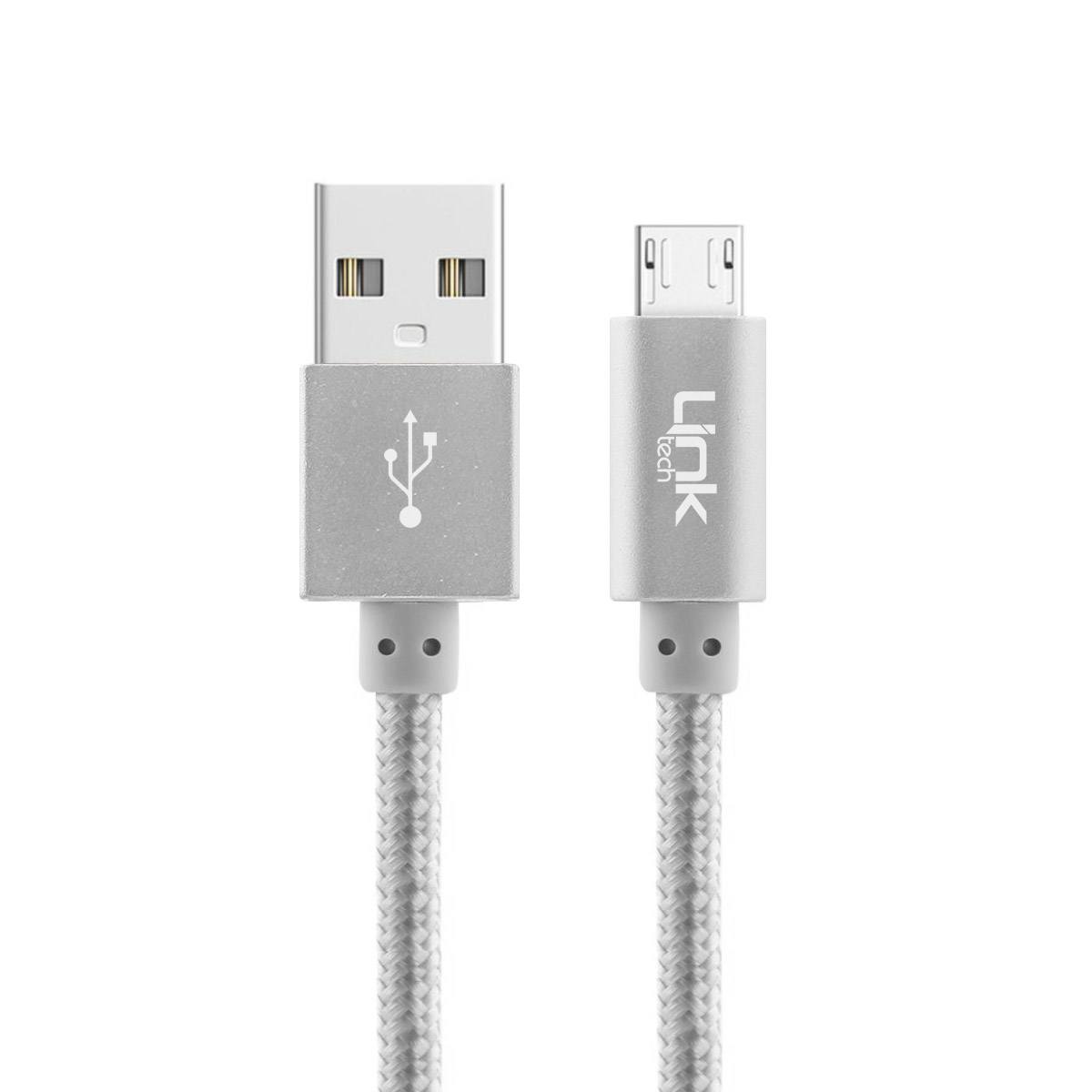 LinkTech%20K542%20Micro%20USB%20Örgü%20Metal%2030cm%20Kısa%20Şarj%20Kablosu