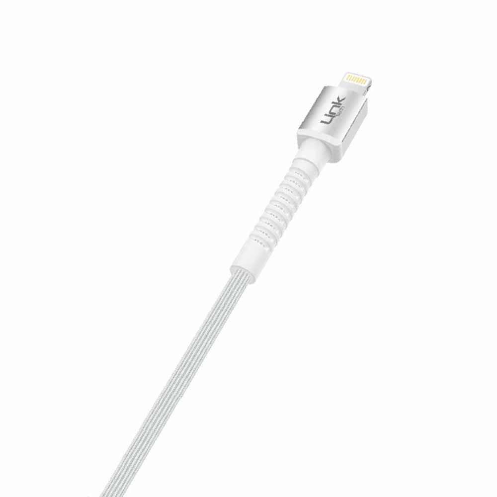 LinkTech%20K550%20Lightning-USB%20Metal%20Başlı%20Data/Şarj%20Kablosu%203A%201mt-Beyaz