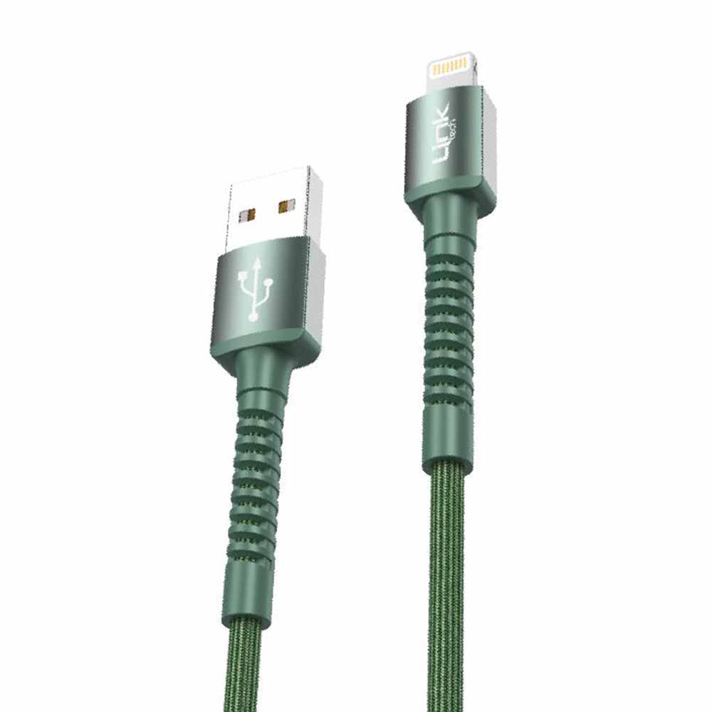 LinkTech%20K550%20Lightning-USB%20Metal%20Başlı%20Data/Şarj%20Kablosu%203A%201mt-Yeşil