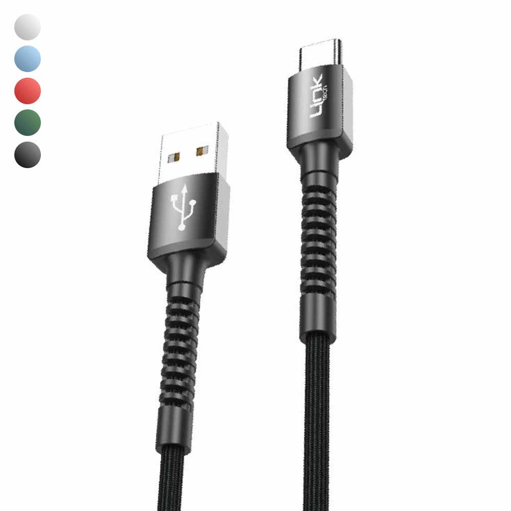 LinkTech%20K552%20Type-C%20USB%20Metal%20Başlı%20Data/Şarj%20Kablosu%203A%201mt-Kırmızı