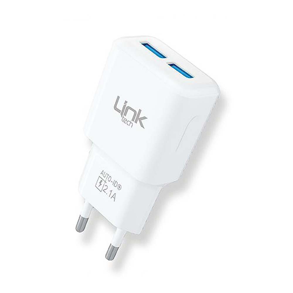 LinkTech%20T445%20Auto-ID%20Özellikli%202x%20USB%202.1A%20Şarj%20Adaptörü