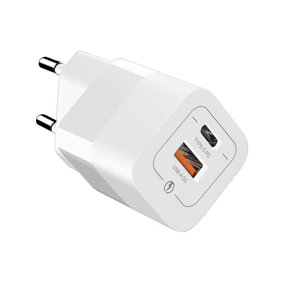 Linktech%20G827%20Premium%2033W%20Type-C%20USB-A%20Super%20SI%20Mini%20Şarj%20Adaptörü%20Beyaz