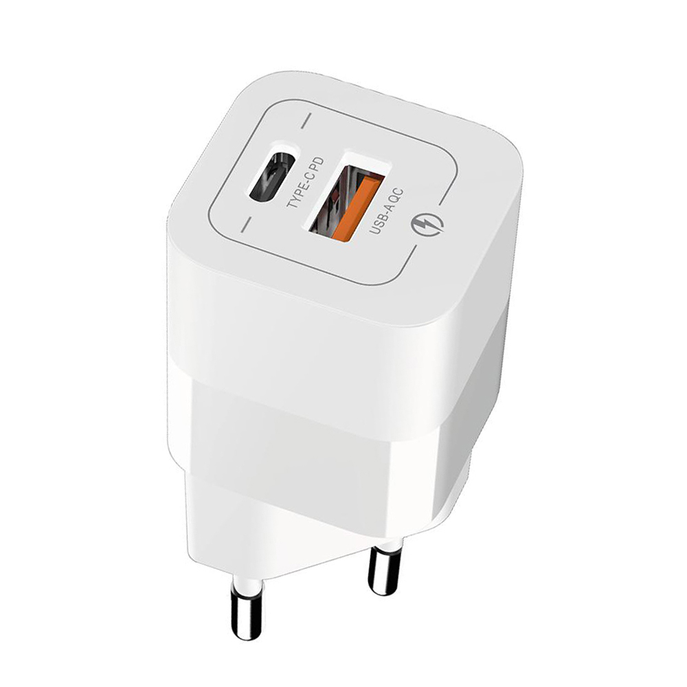 Linktech%20G827%20Premium%2033W%20Type-C%20USB-A%20Super%20SI%20Mini%20Şarj%20Adaptörü%20Beyaz