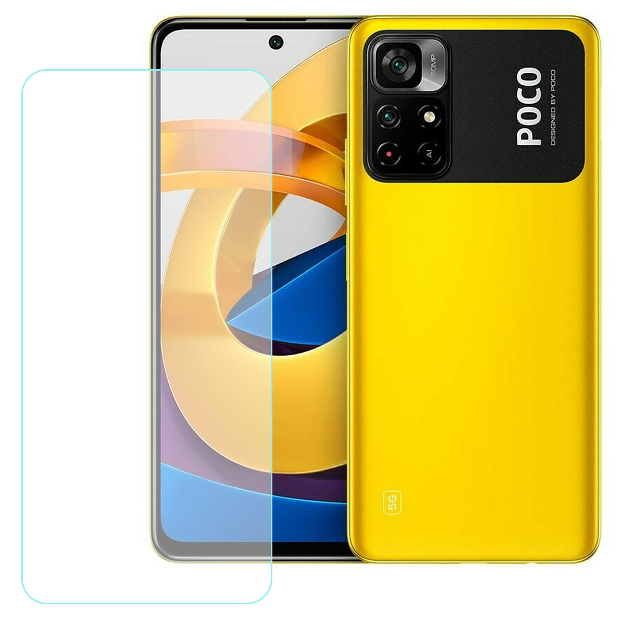 NoTech%20Xiaomi%20Poco%20M4%20Pro%205G%20Temperli%20Cam%20Ekran%20Koruyucu