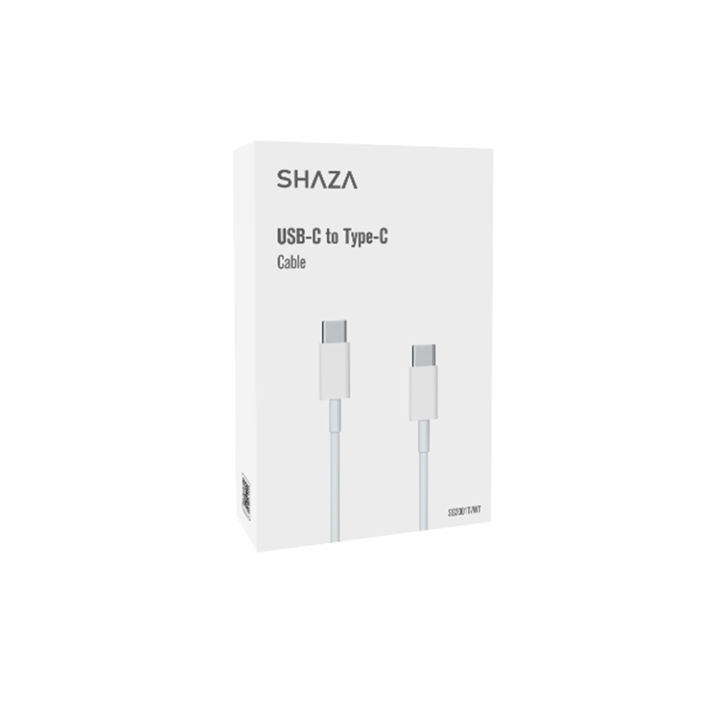 Shaza%20SG2001T%20Type-C%20to%20Type-C%2060W%201m%20Şarj%20Kablosu