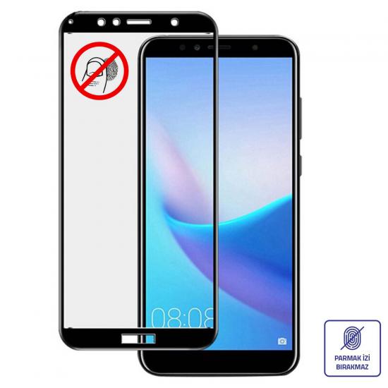 Bufalo Huawei Y5 2019 Ekran Koruyucu 6D Nano Tam Kaplayan Siyah