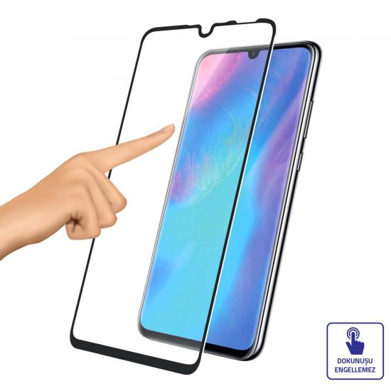 Bufalo Huawei Y7 2019 Ekran Koruyucu 6D Nano Tam Kaplayan Siyah