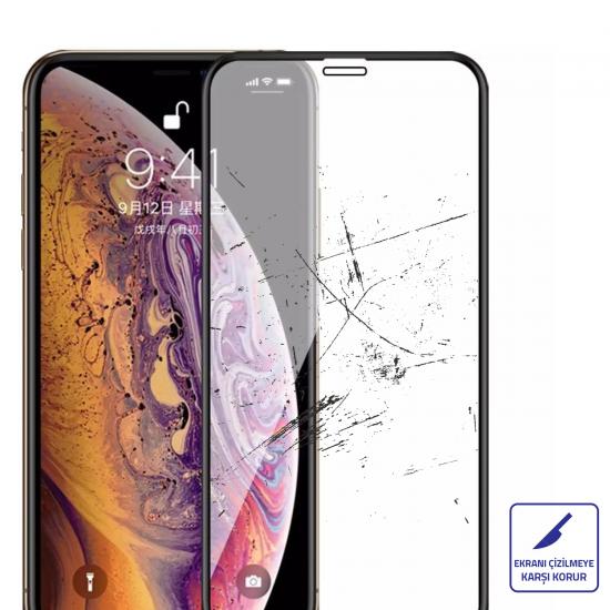 Bufalo iPhone 11 Pro Max Ekran Koruyucu 6D Nano Tam Kaplayan Siyah