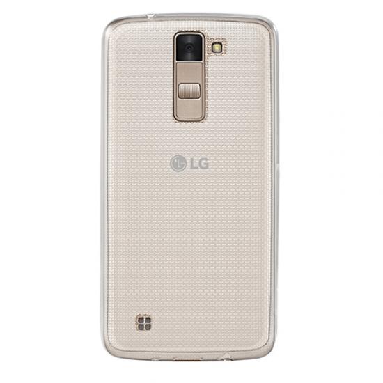 LG K8 (K350) Kılıf Soft Silikon Şeffaf Arka Kapak