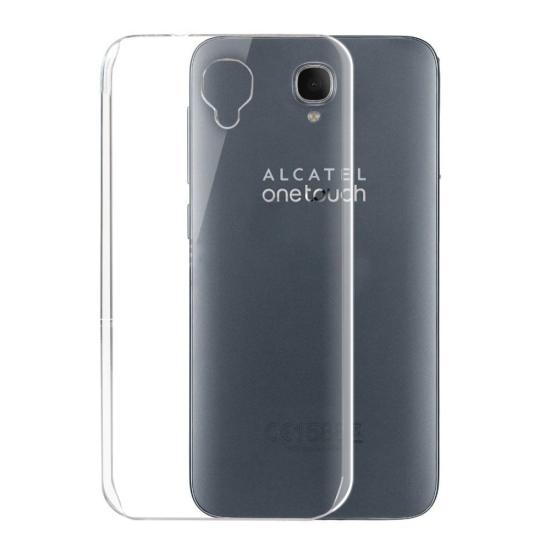 Alcatel OneTouch IDOL X Kılıf Soft Silikon Şeffaf Arka Kapak