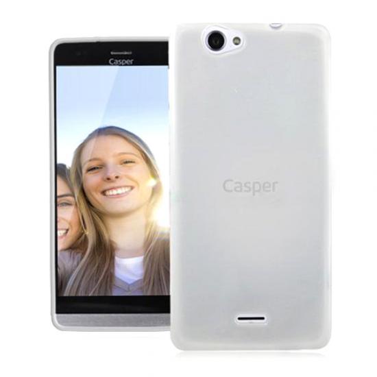 Casper VIA V6X Kılıf Soft Silikon Beyaz Arka Kapak