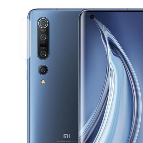 Xiaomi Mi 10 Pro Kamera Lens Koruyucu Nano Cam Şeffaf Tam Kaplama