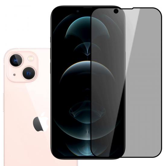 iPhone 13 Mini Hayalet Privacy Gizli Cam Ekran Koruyucu Siyah