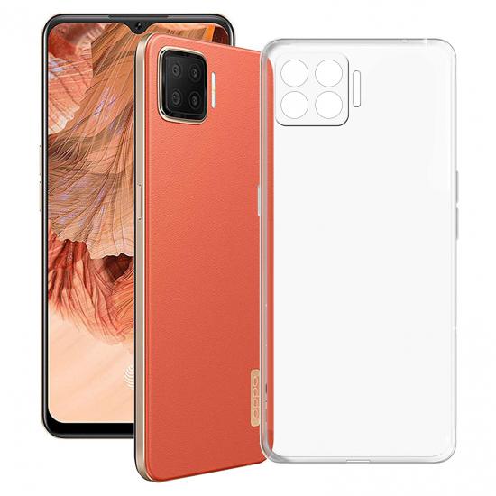 FitCase Oppo A73 Kılıf Kamera Korumalı Silikon Şeffaf Arka Kapak