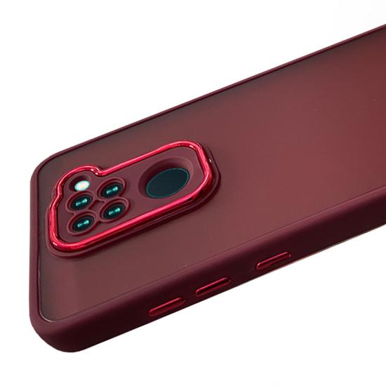 Xiaomi Redmi Note 9 Kılıf Freya Lazer Lens Kamera Çerçeveli Silikon Kapak