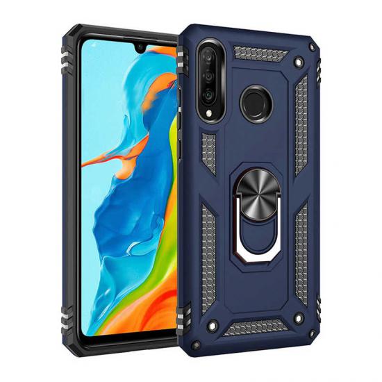 Samsung Galaxy A20s (A207) Kılıf Panzer Ring Tam Koruma Arka Kapak