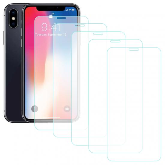 Notech iPhone X / XS Temperli Cam Ekran Koruyucu 5li Eko Paket