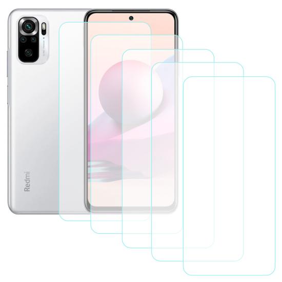 Notech Xiaomi Redmi Note 10 / 10s Temperli Cam Ekran Koruyucu 5li Eko Paket