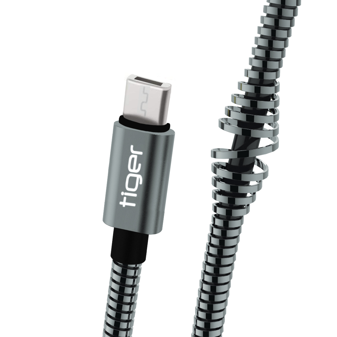 Tiger%20Micro%20USB%203.0A%2024cm%20Metal%20Hızlı%20Şarj%20USB%20Kablo%20TUC-A90