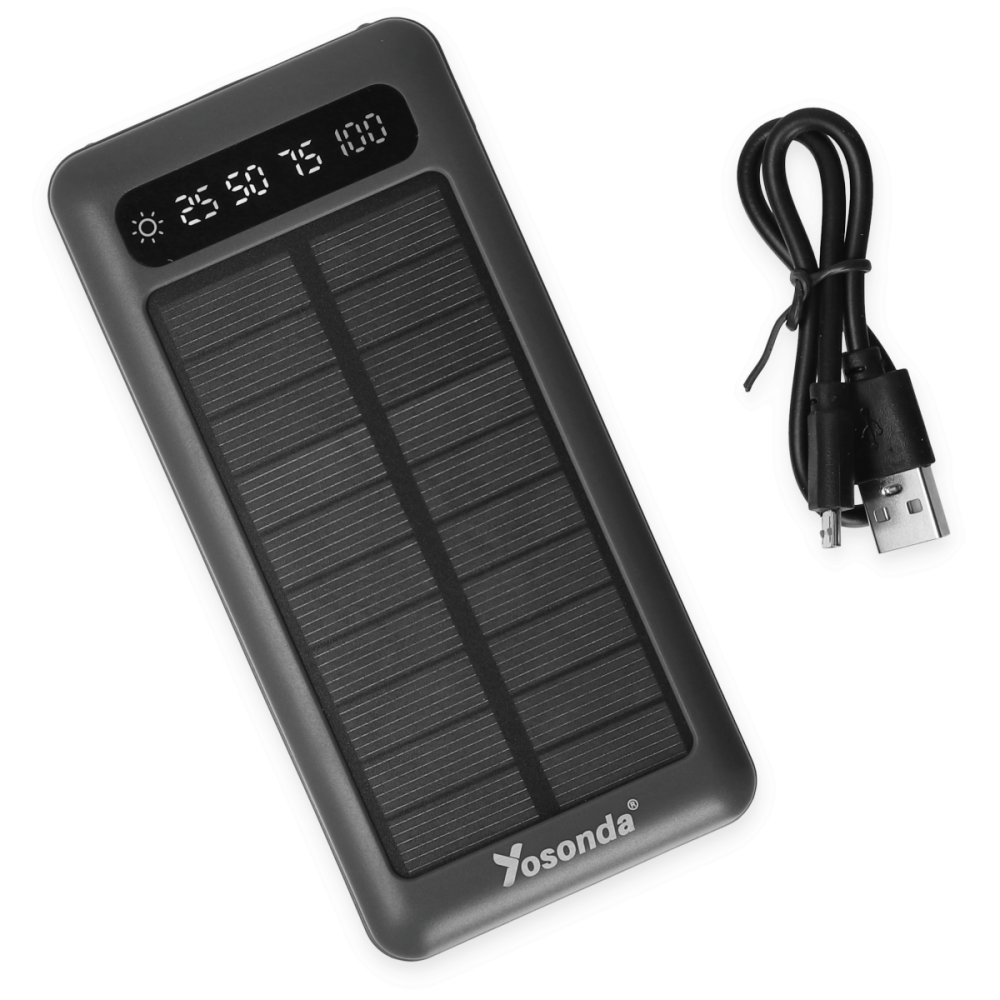 Yosonda%20A79%2020000%20mAh%20Solar%20Şarj%20Özellikli%204in1%20Ekranlı%20Powerbank